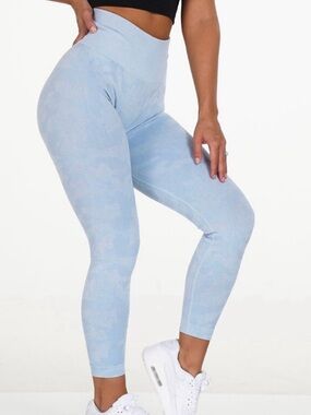 NVGTN Icy Blue Camo Seamless Leggings